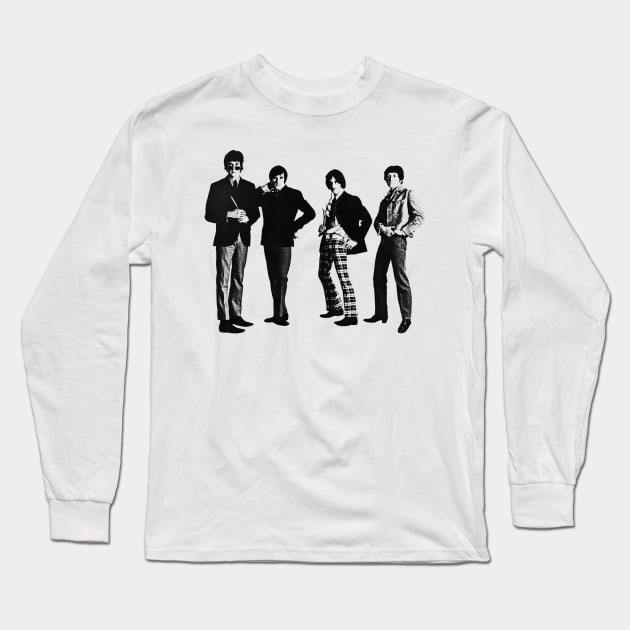 Retro The Kinks Long Sleeve T-Shirt by MuraiKacerStore